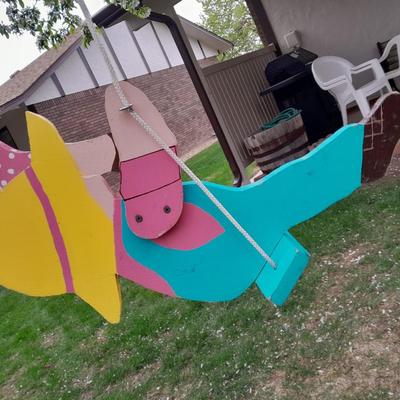Patio & Home swinging man & woman yard decoration (2 of 3)