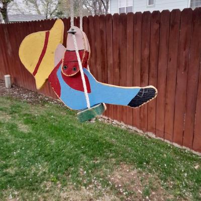 Patio & Home swinging man & woman yard decoration (3 of 3)