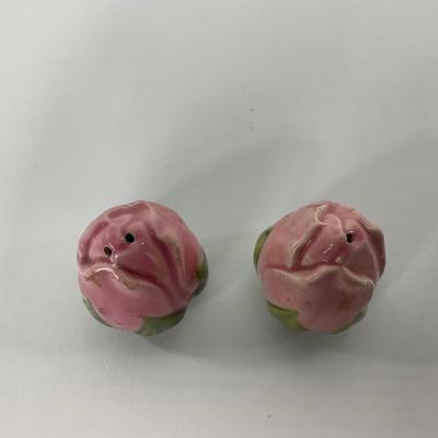 -194- DISHES | Franciscan Desert Rose | Gravy Dish, Salt & Pepper Shakers