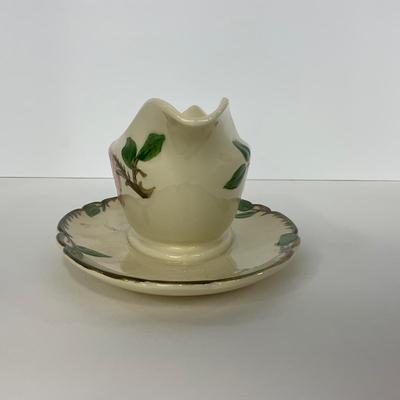 -194- DISHES | Franciscan Desert Rose | Gravy Dish, Salt & Pepper Shakers