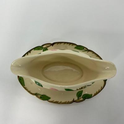 -194- DISHES | Franciscan Desert Rose | Gravy Dish, Salt & Pepper Shakers