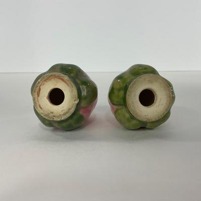 -194- DISHES | Franciscan Desert Rose | Gravy Dish, Salt & Pepper Shakers