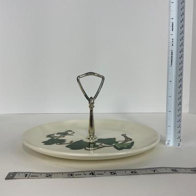 -195- DISHES | Ivy Metlox Poppytrail | Tray, Creamer & Lidded Sugar