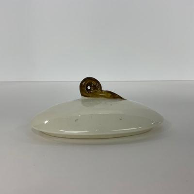 -195- DISHES | Ivy Metlox Poppytrail | Tray, Creamer & Lidded Sugar