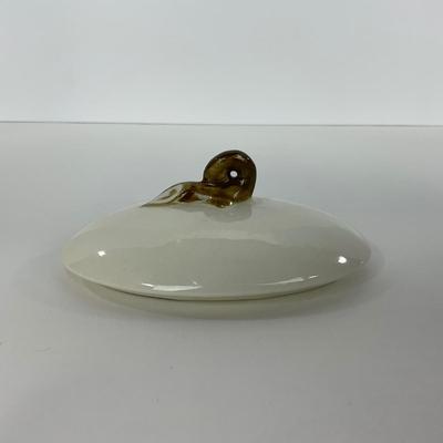 -195- DISHES | Ivy Metlox Poppytrail | Tray, Creamer & Lidded Sugar