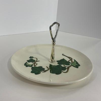 -195- DISHES | Ivy Metlox Poppytrail | Tray, Creamer & Lidded Sugar