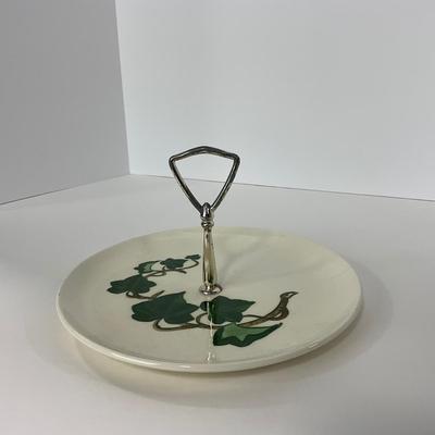 -195- DISHES | Ivy Metlox Poppytrail | Tray, Creamer & Lidded Sugar