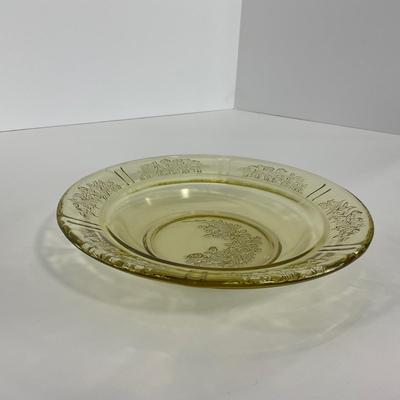 -196- GLASSWARE | Sharon Cabbage Rose Federal Glass Co. | Sugar & Dish