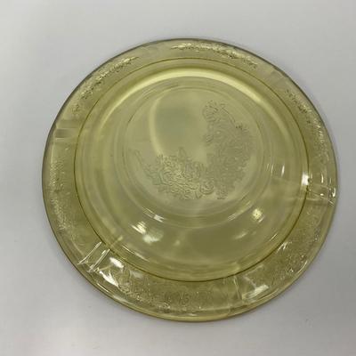 -196- GLASSWARE | Sharon Cabbage Rose Federal Glass Co. | Sugar & Dish