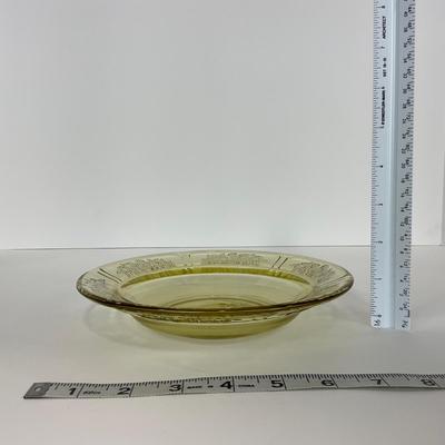 -196- GLASSWARE | Sharon Cabbage Rose Federal Glass Co. | Sugar & Dish