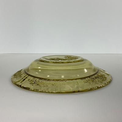 -196- GLASSWARE | Sharon Cabbage Rose Federal Glass Co. | Sugar & Dish