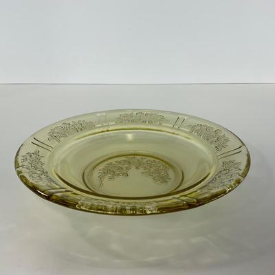 -196- GLASSWARE | Sharon Cabbage Rose Federal Glass Co. | Sugar & Dish