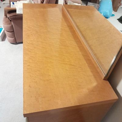 Mid Century Modern 8 drawer dresser with Mirror United Furniture Corp.