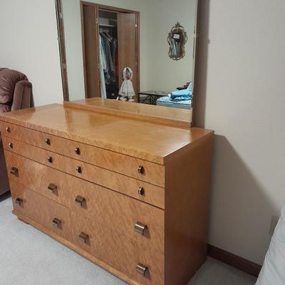 Mid Century Modern 8 drawer dresser with Mirror United Furniture Corp.