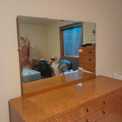 Mid Century Modern 8 drawer dresser with Mirror United Furniture Corp.