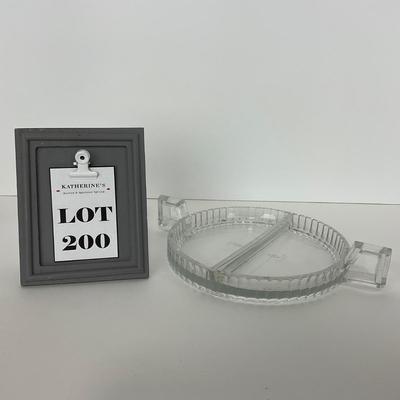 -200- GLASSWARE | Heisey Sugar Cube Tray