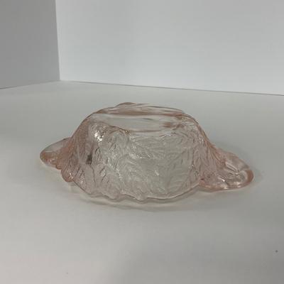 -201- GLASSWARE | Pink Avocado Sweet Pear Indiana Glass Co. | Olive Dish