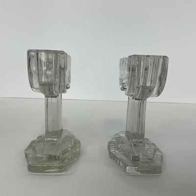 -202- GLASSWARE | Queen Mary Hocking Glass Co. | Candlesticks