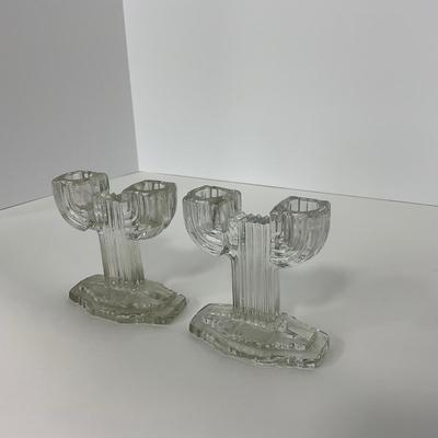 -202- GLASSWARE | Queen Mary Hocking Glass Co. | Candlesticks