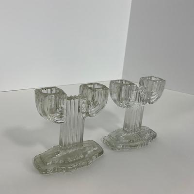 -202- GLASSWARE | Queen Mary Hocking Glass Co. | Candlesticks