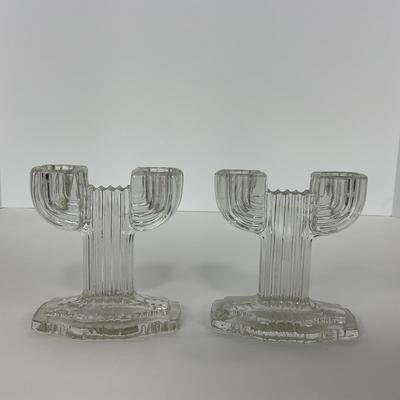 -202- GLASSWARE | Queen Mary Hocking Glass Co. | Candlesticks