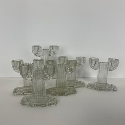 -202- GLASSWARE | Queen Mary Hocking Glass Co. | Candlesticks
