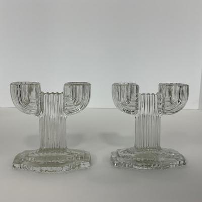 -202- GLASSWARE | Queen Mary Hocking Glass Co. | Candlesticks