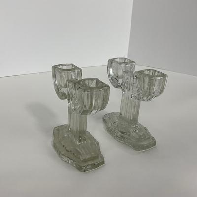 -202- GLASSWARE | Queen Mary Hocking Glass Co. | Candlesticks