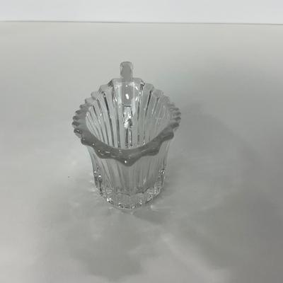 -203- GLASSWARE | Heisey Glass Creamer & Sugar | Queen Mary  Glass Sherbets