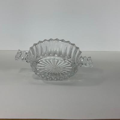 -203- GLASSWARE | Heisey Glass Creamer & Sugar | Queen Mary  Glass Sherbets