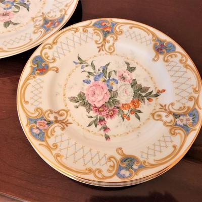 Lot #120  ANDREA Dessert Set - Cake Plate & Saucers