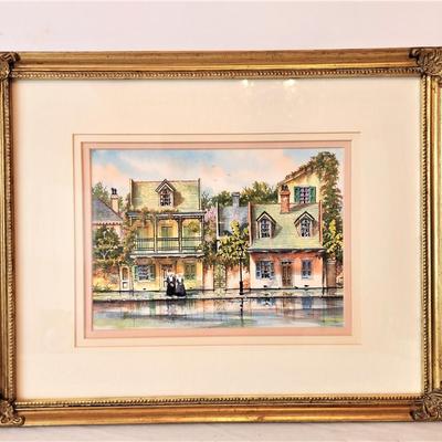 Lot #122 Original Painting by Listed Artist Roger Carrington - "Sisters of Charity in the French Quarter"