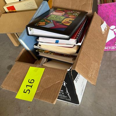 Box of cook books