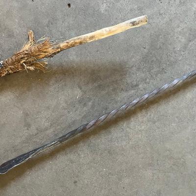 Walking Stick & African Hunting Arrow