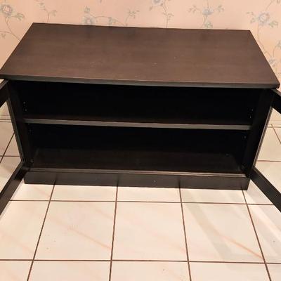 Lot #128 Contemporary Cabinet/Flat Screen Tv Stand