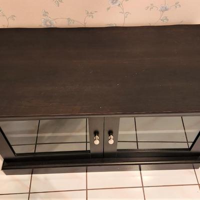 Lot #128 Contemporary Cabinet/Flat Screen Tv Stand