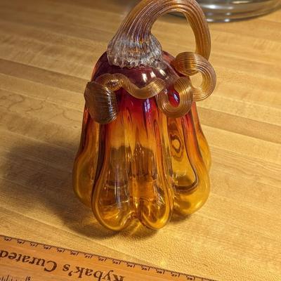 Vintage Murano Glass Pumpkin