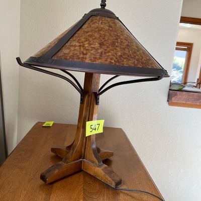 Mission style Table Lamp