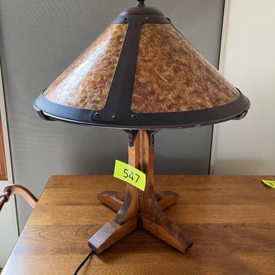 Mission style Table Lamp