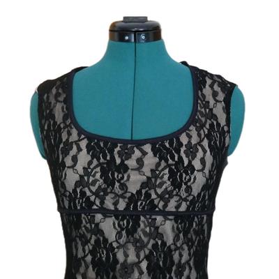 Vintage Style Lace Bodycon Dress M