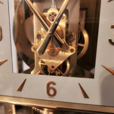 Lot #134  Fantastic ATMOS 15 Jewel Table Clock - 1964