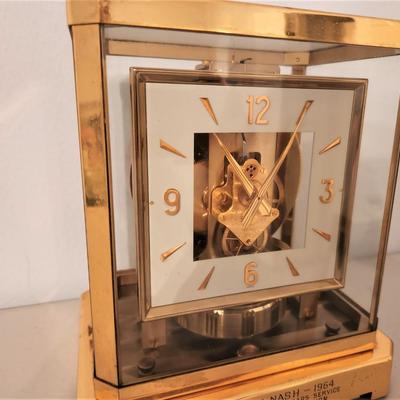Lot #134  Fantastic ATMOS 15 Jewel Table Clock - 1964