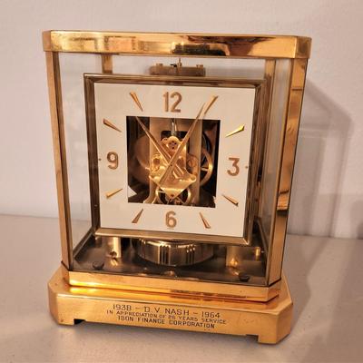 Lot #134  Fantastic ATMOS 15 Jewel Table Clock - 1964