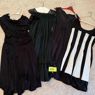 4 Black Dresses