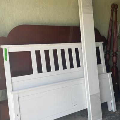 Queen White bed