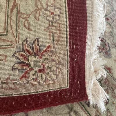Large wool area rug