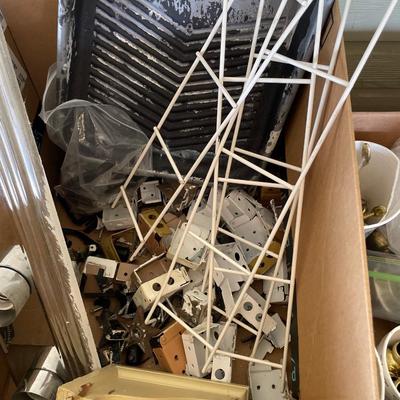 Box of miscellaneous hardware