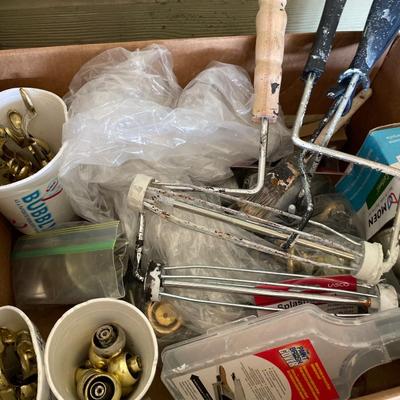 Box of miscellaneous hardware