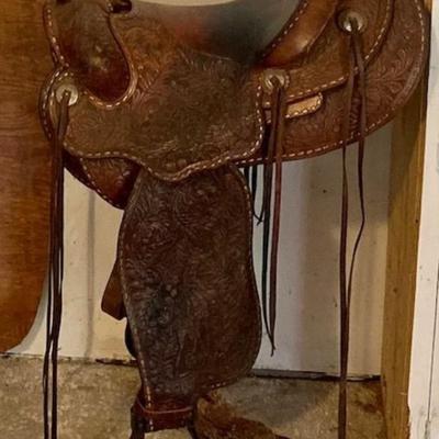 Vintage Western Saddle