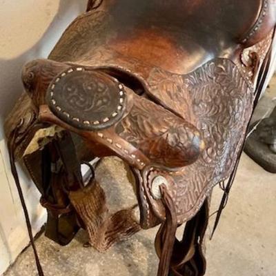 Vintage Western Saddle